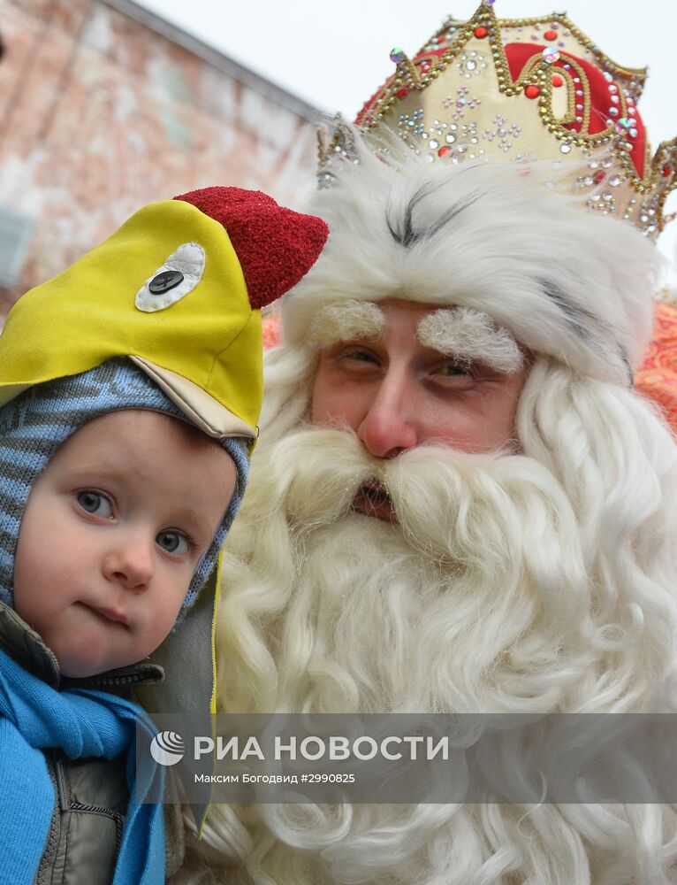 Дед Мороз из Великого Устюга посетил Казань