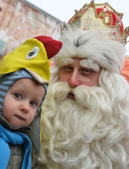 Дед Мороз из Великого Устюга посетил Казань