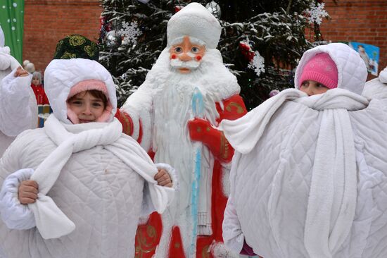 Дед Мороз из Великого Устюга посетил Казань