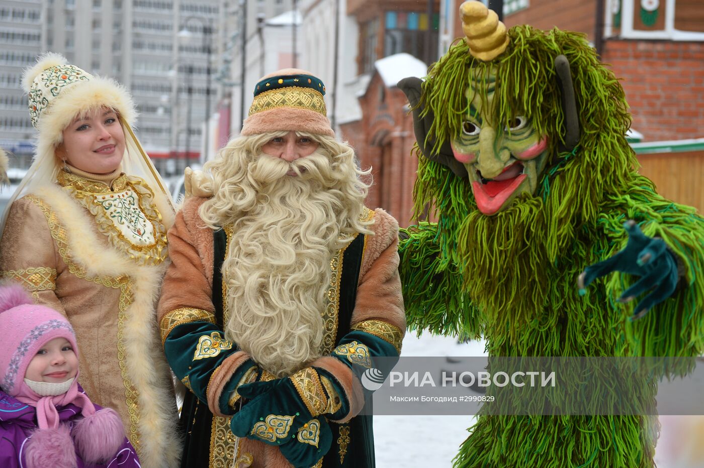 Дед Мороз из Великого Устюга посетил Казань