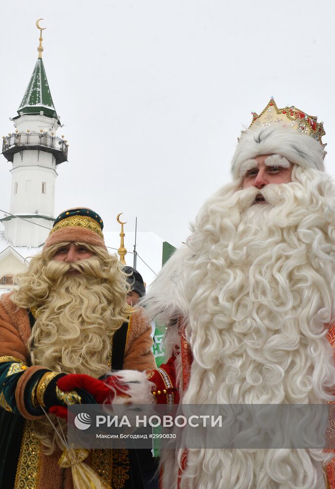 Дед Мороз из Великого Устюга посетил Казань