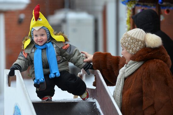 Дед Мороз из Великого Устюга посетил Казань