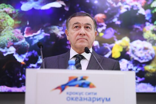 Открытие "Крокус Сити Океанариума"