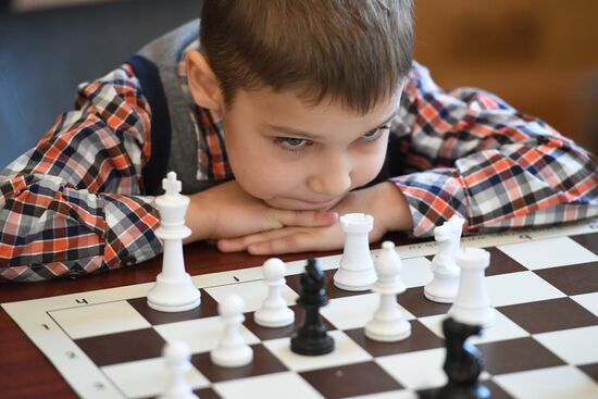 Детский шахматный турнир в Москве