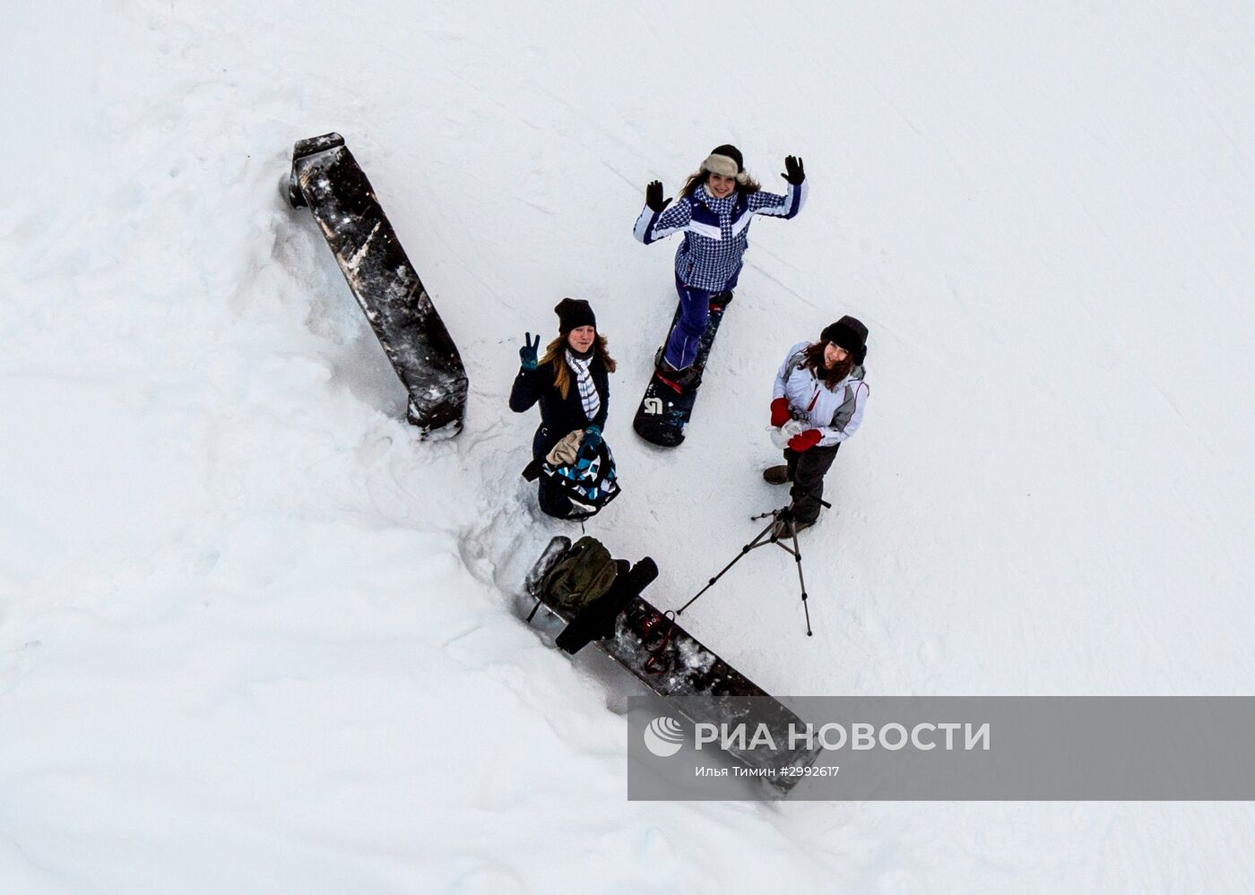 Открытие сезона на горнолыжном курорте "Ялгора" в Карелии