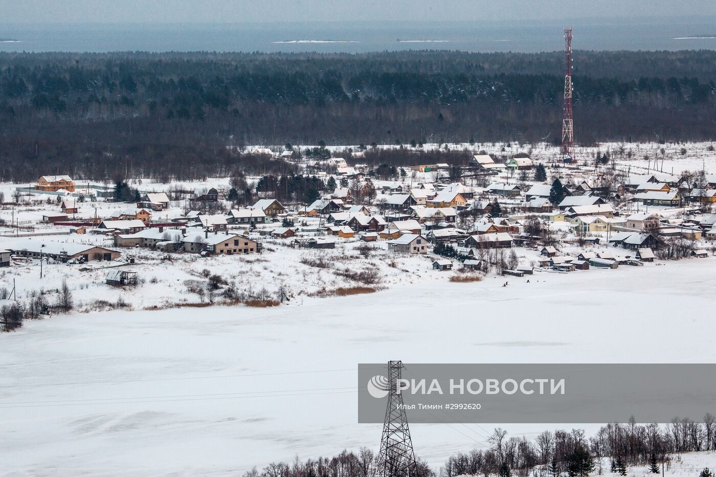 Открытие сезона на горнолыжном курорте "Ялгора" в Карелии