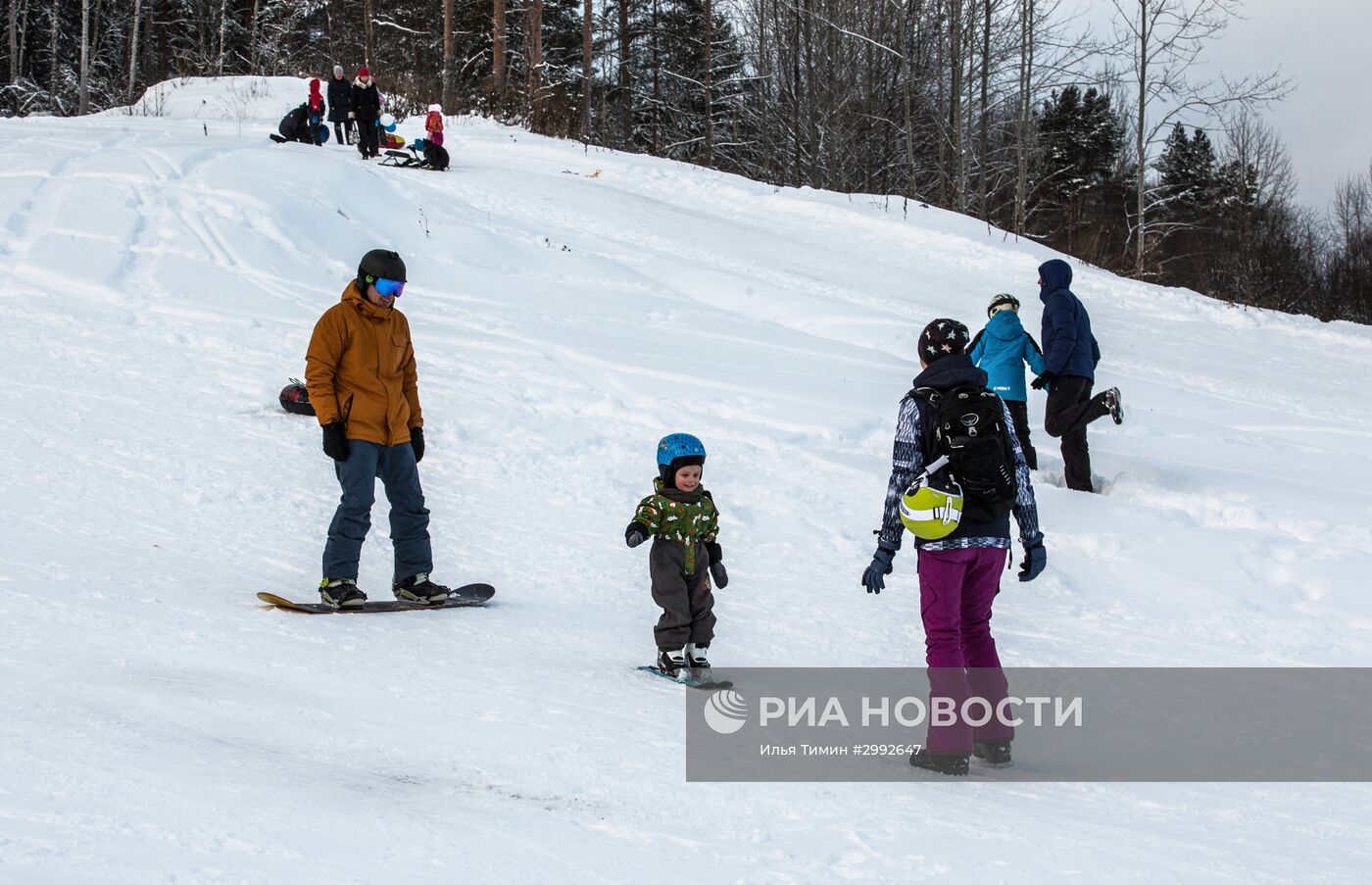 Открытие сезона на горнолыжном курорте "Ялгора" в Карелии