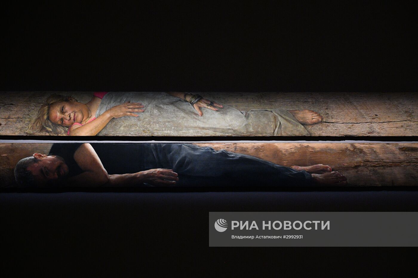 Показ выставок "Чистые основы" Христоса Бокороса и "Параллель двух легенд. Сосланбек Едзиев и Нико Пиросмани"