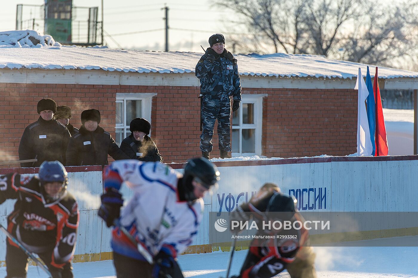 Хоккей в исправительной колонии Омска
