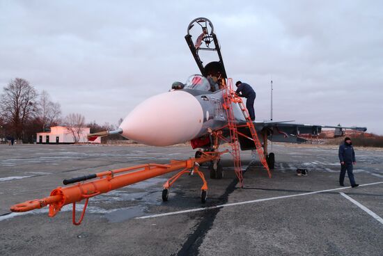 Истребитель Су-30СМ пополнил состав морской авиации Балтийского флота