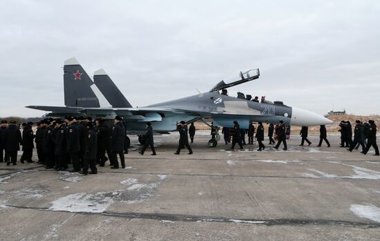 Истребитель Су-30СМ пополнил состав морской авиации Балтийского флота