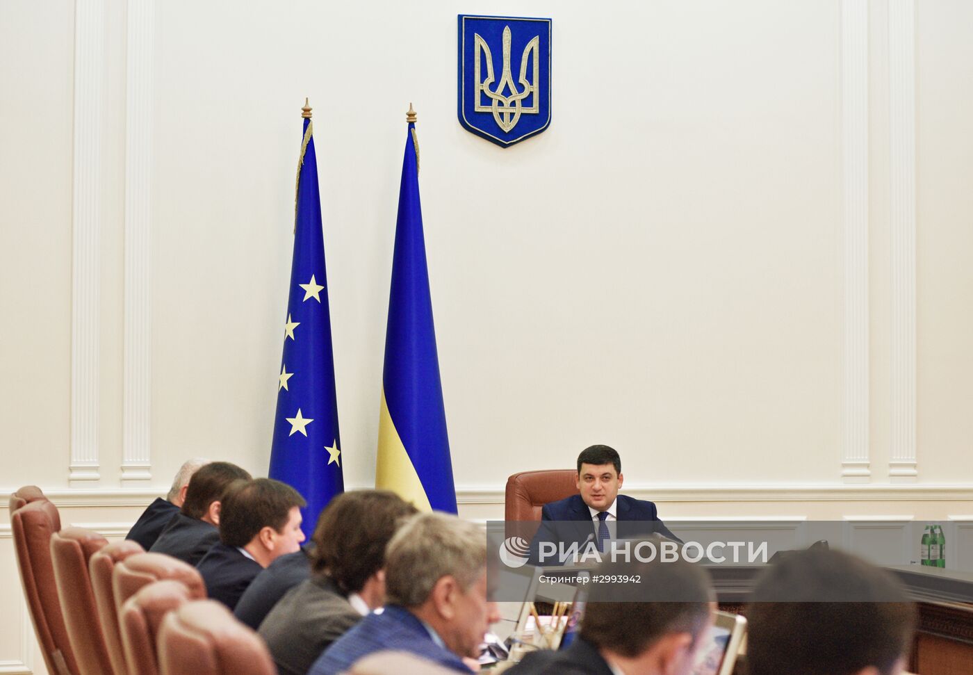 Министр топлива и энергетики Украины Игорь Насалик на заседании Кабинета министров Украины