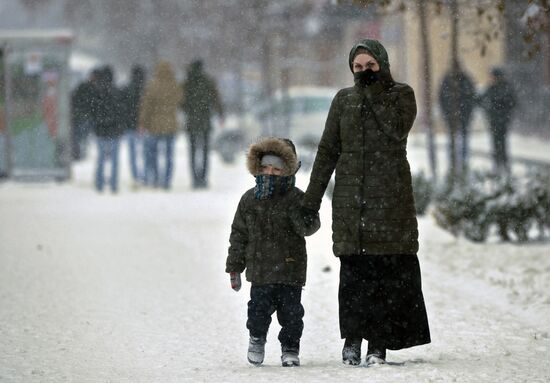 Зима в Грозном