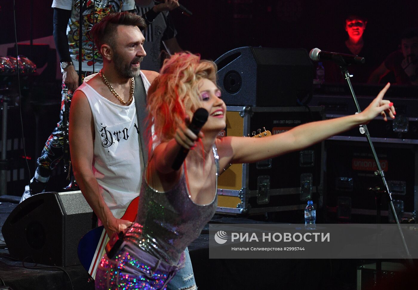 Съемки новогодней программы на Первом канале