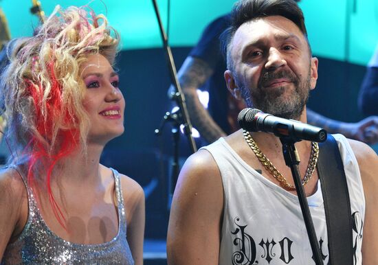 Съемки новогодней программы на Первом канале