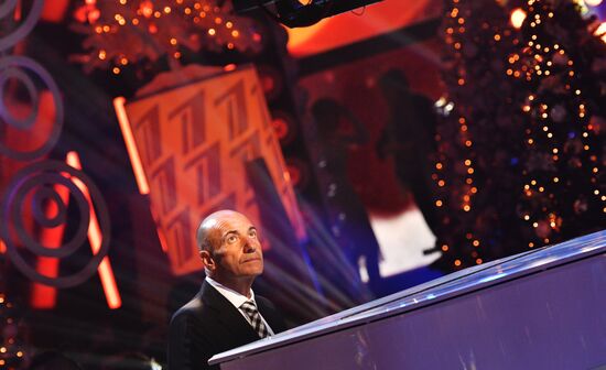 Съемки новогодней программы на Первом канале