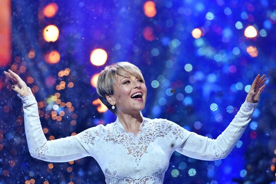 Съемки новогодней программы на Первом канале