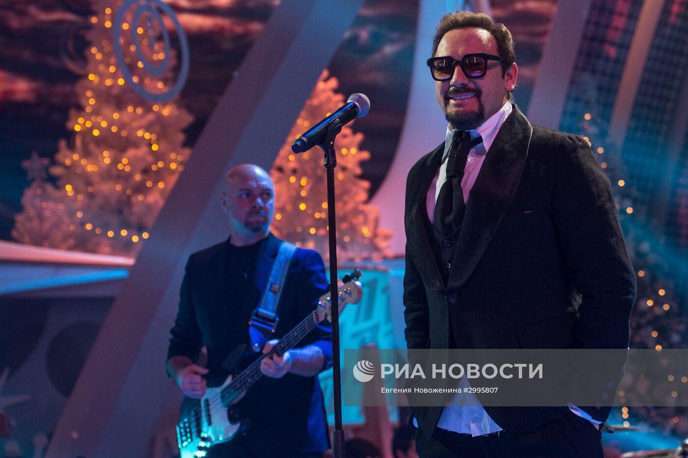 Съемки новогодней программы на Первом канале