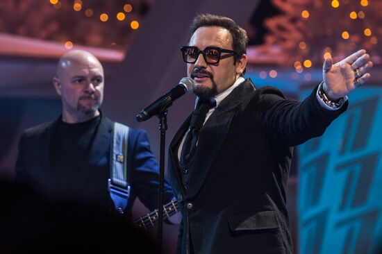 Съемки новогодней программы на Первом канале