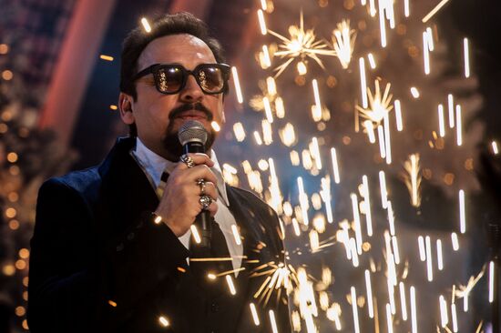 Съемки новогодней программы на Первом канале