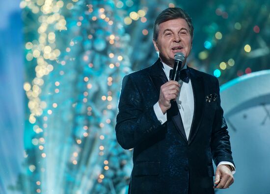 Съемки новогодней программы на Первом канале