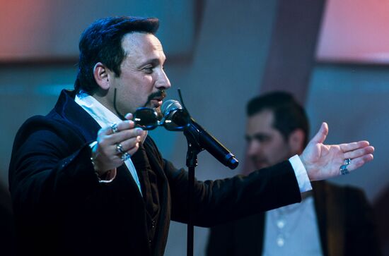 Съемки новогодней программы на Первом канале