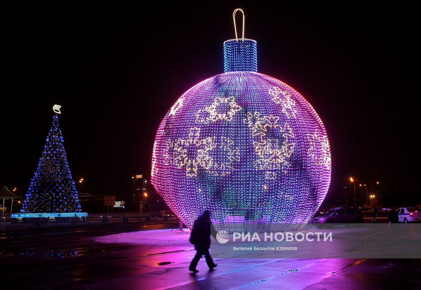 Открытие московского фестиваля "Путешествие в Рождество"