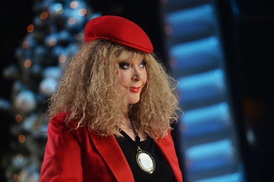 Съемки новогодней программы на Первом канале