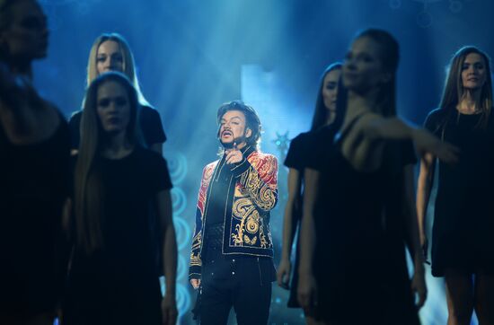 Съемки новогодней программы на Первом канале