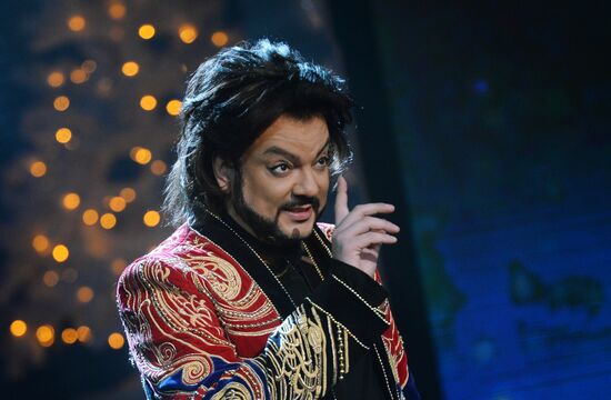 Съемки новогодней программы на Первом канале