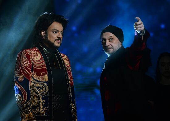 Съемки новогодней программы на Первом канале