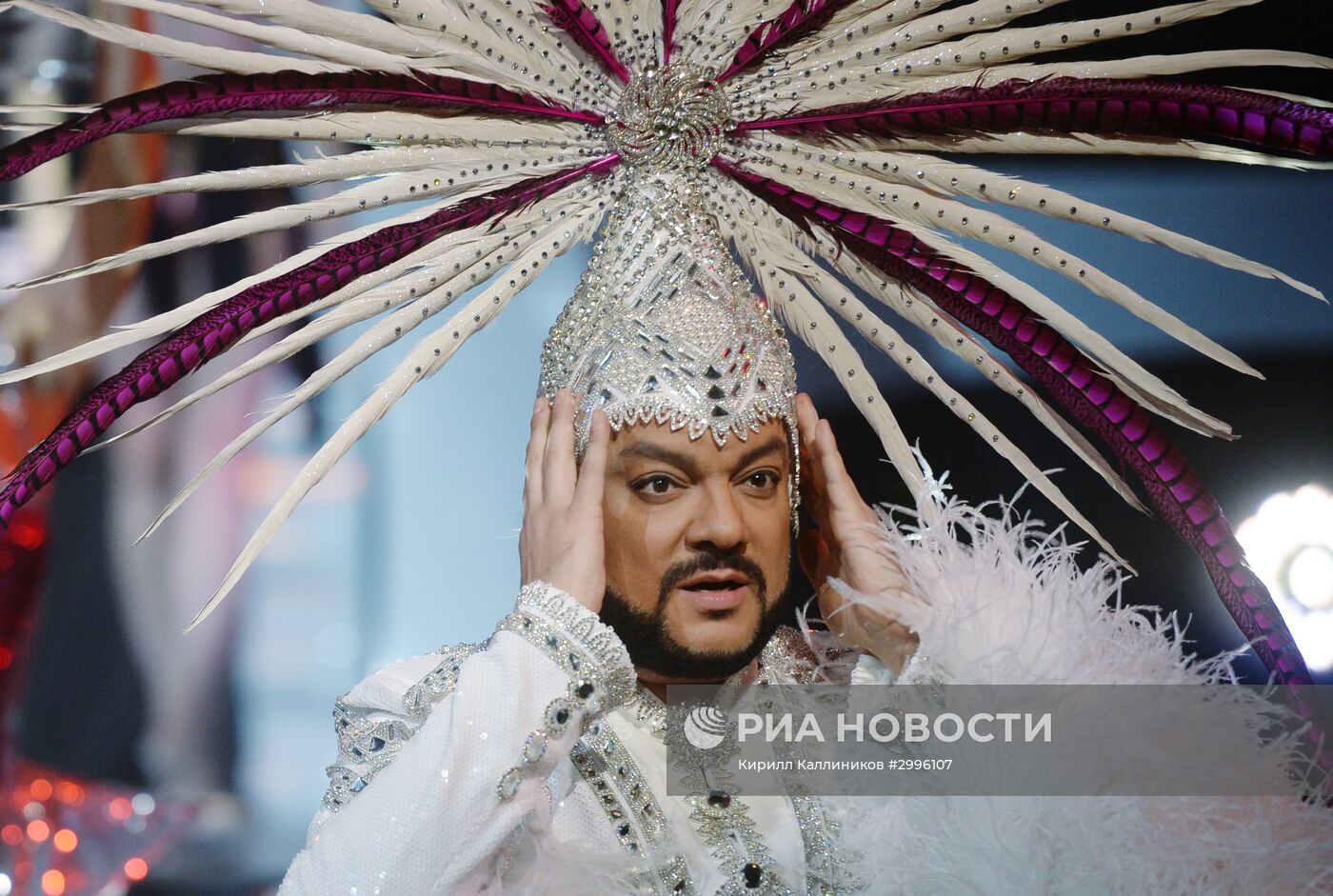 Съемки новогодней программы на Первом канале