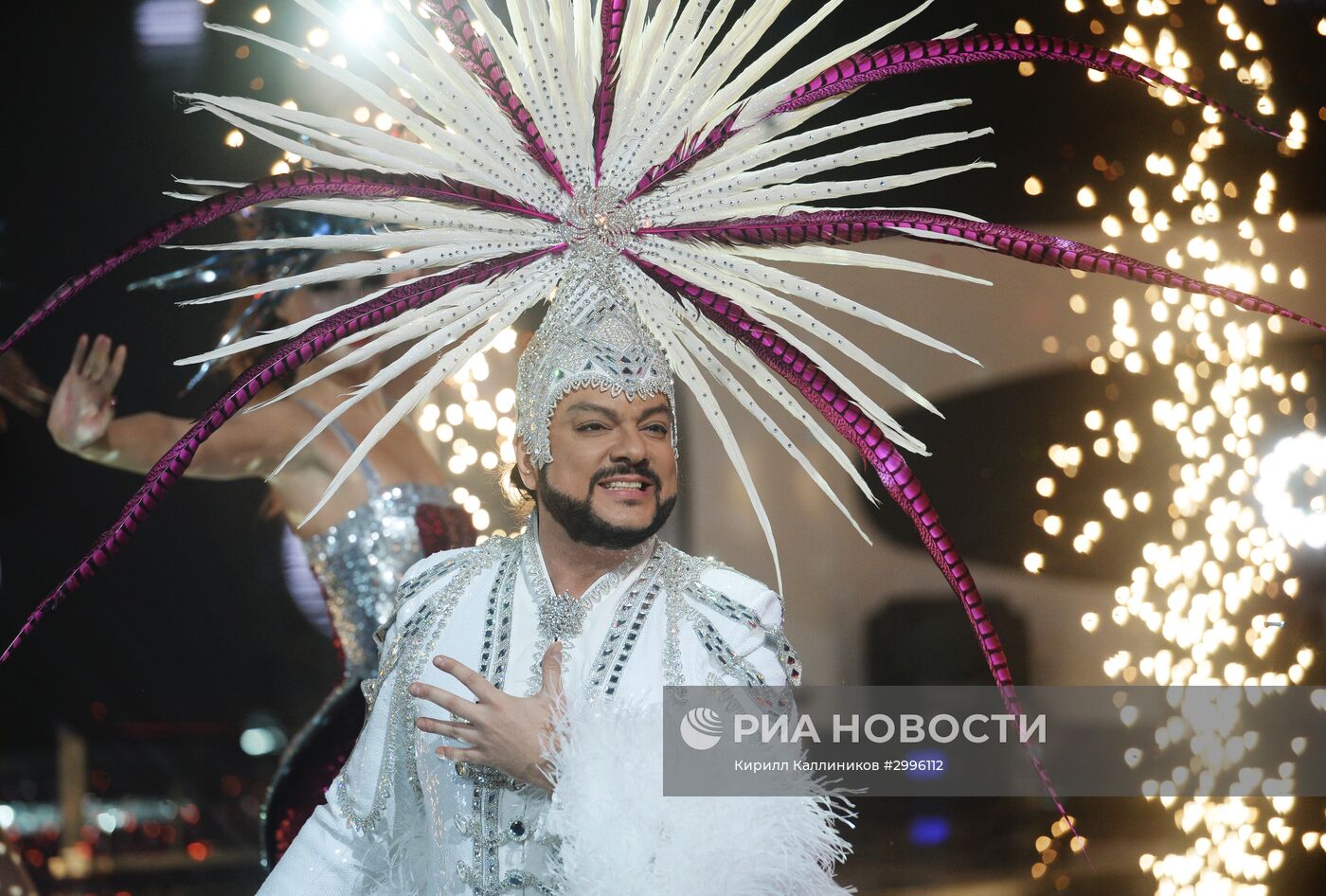 Съемки новогодней программы на Первом канале