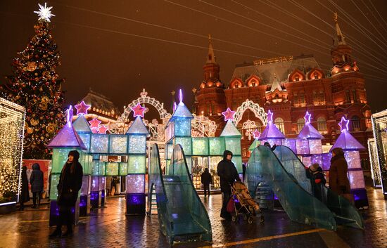 Открытие московского фестиваля "Путешествие в Рождество"