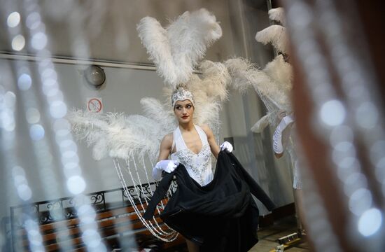 Съемки новогодней программы на Первом канале