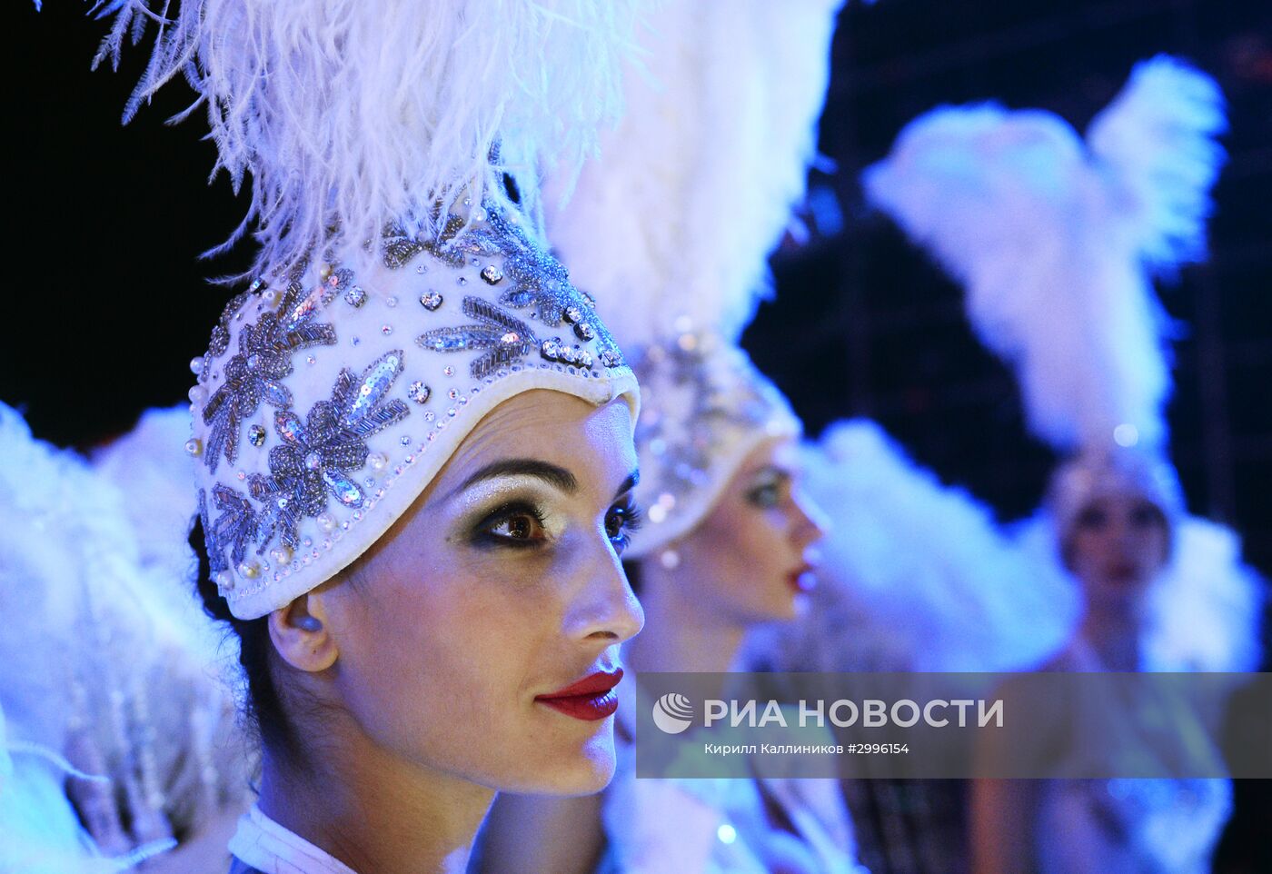 Съемки новогодней программы на Первом канале