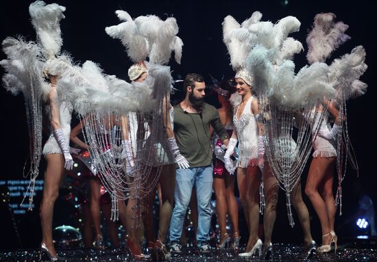 Съемки новогодней программы на Первом канале