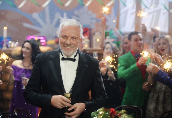 Съемки новогодней программы на Первом канале