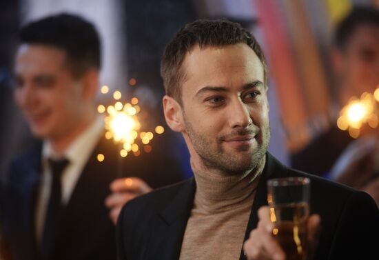 Съемки новогодней программы на Первом канале