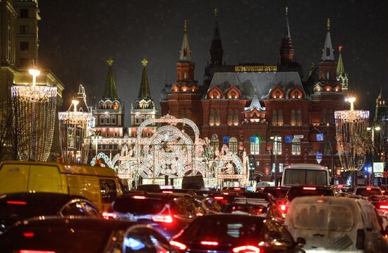 Открытие московского фестиваля "Путешествие в Рождество"