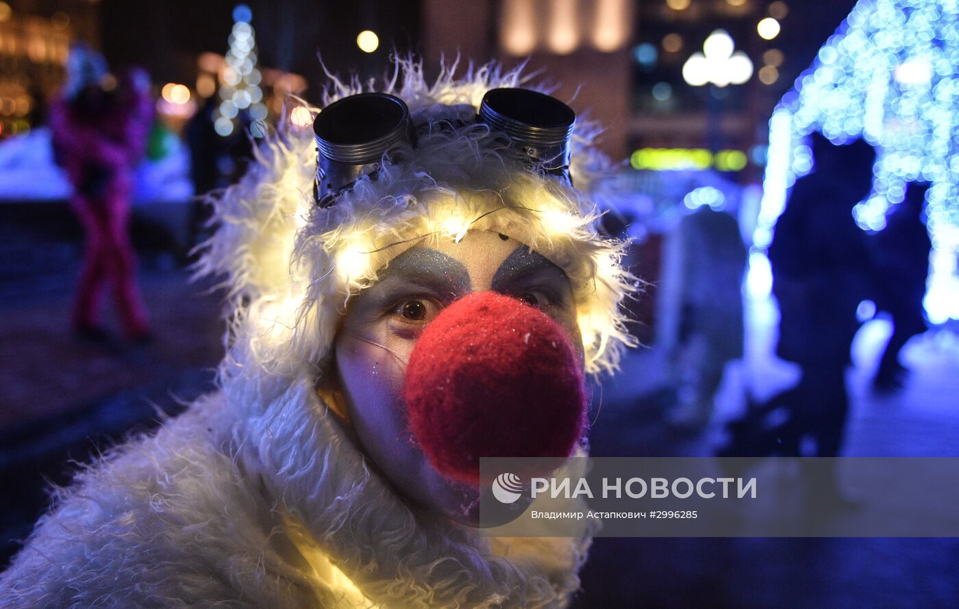 Открытие московского фестиваля "Путешествие в Рождество"