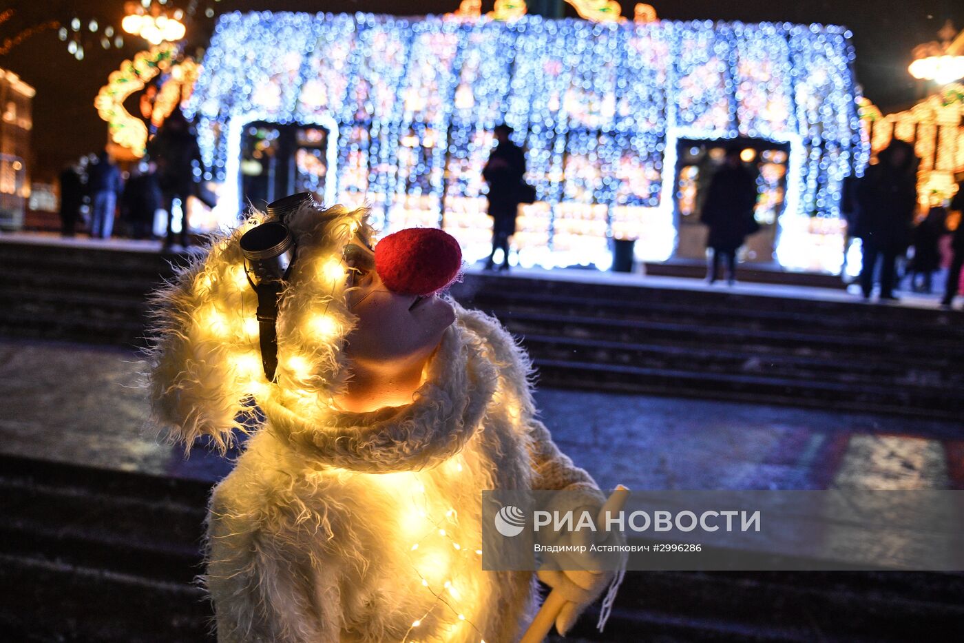 Открытие московского фестиваля "Путешествие в Рождество"