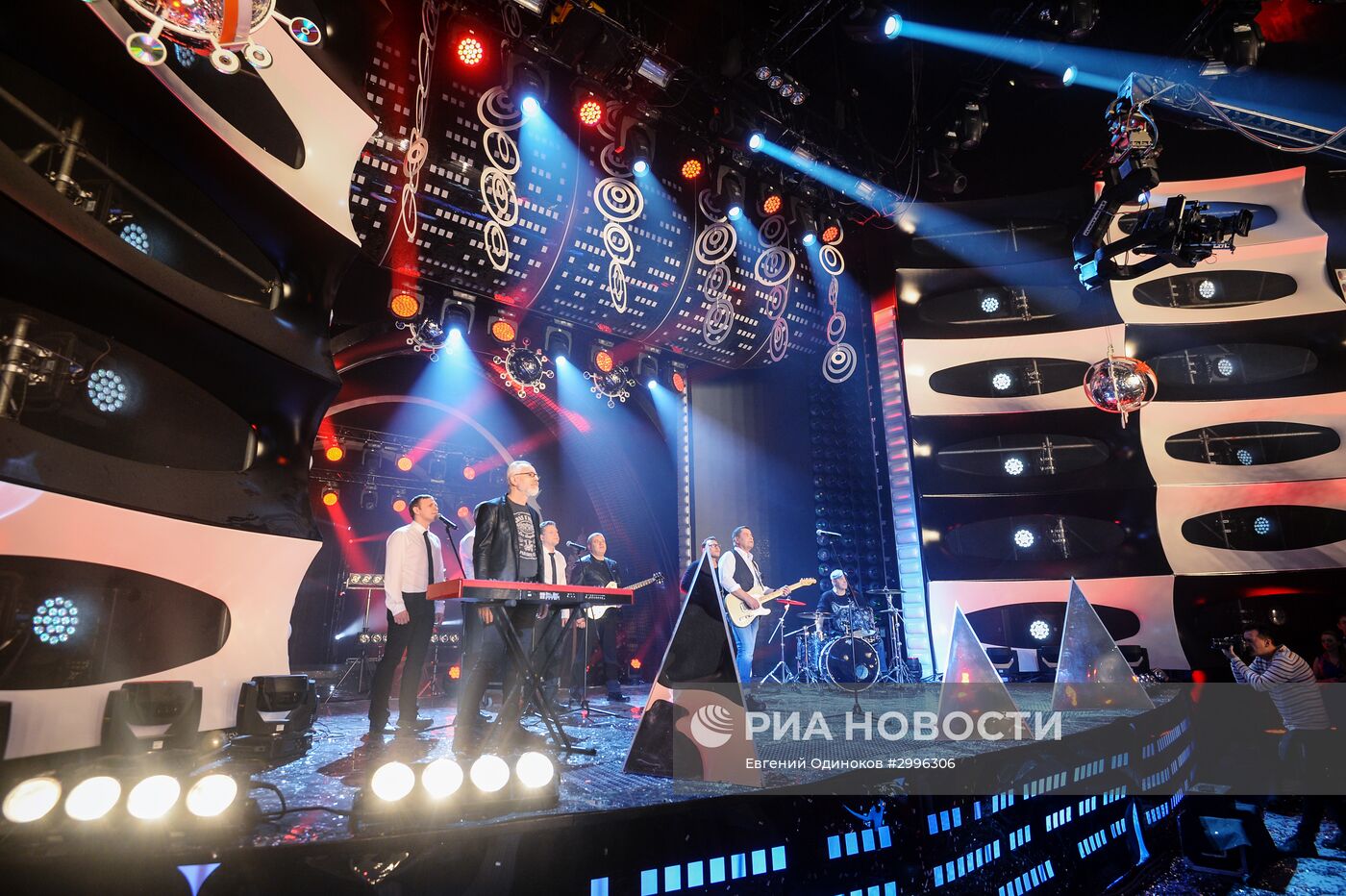 Съемки новогодней программы на Первом канале