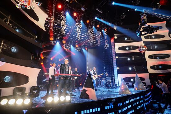 Съемки новогодней программы на Первом канале