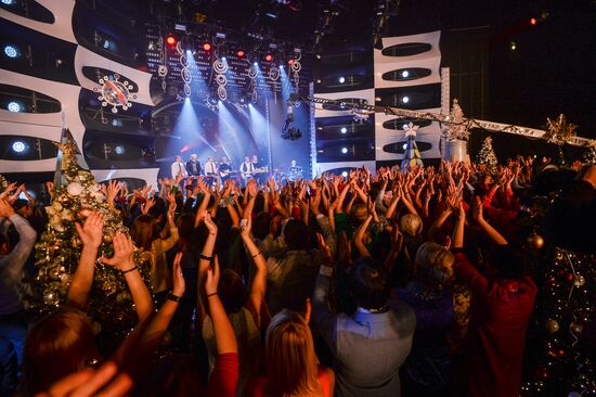 Съемки новогодней программы на Первом канале