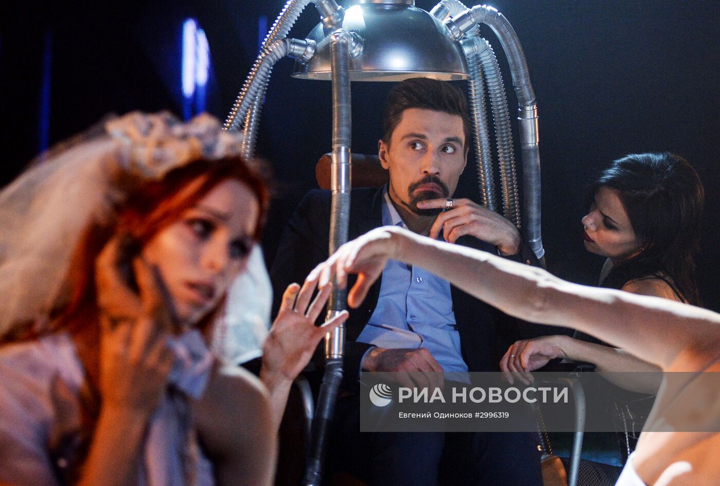 Съемки новогодней программы на Первом канале