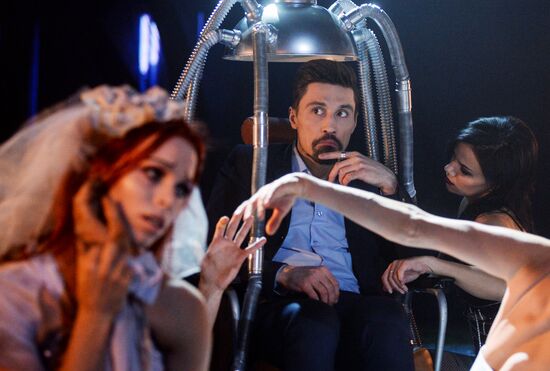 Съемки новогодней программы на Первом канале