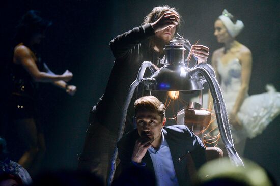 Съемки новогодней программы на Первом канале