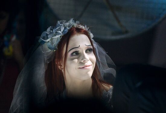 Съемки новогодней программы на Первом канале