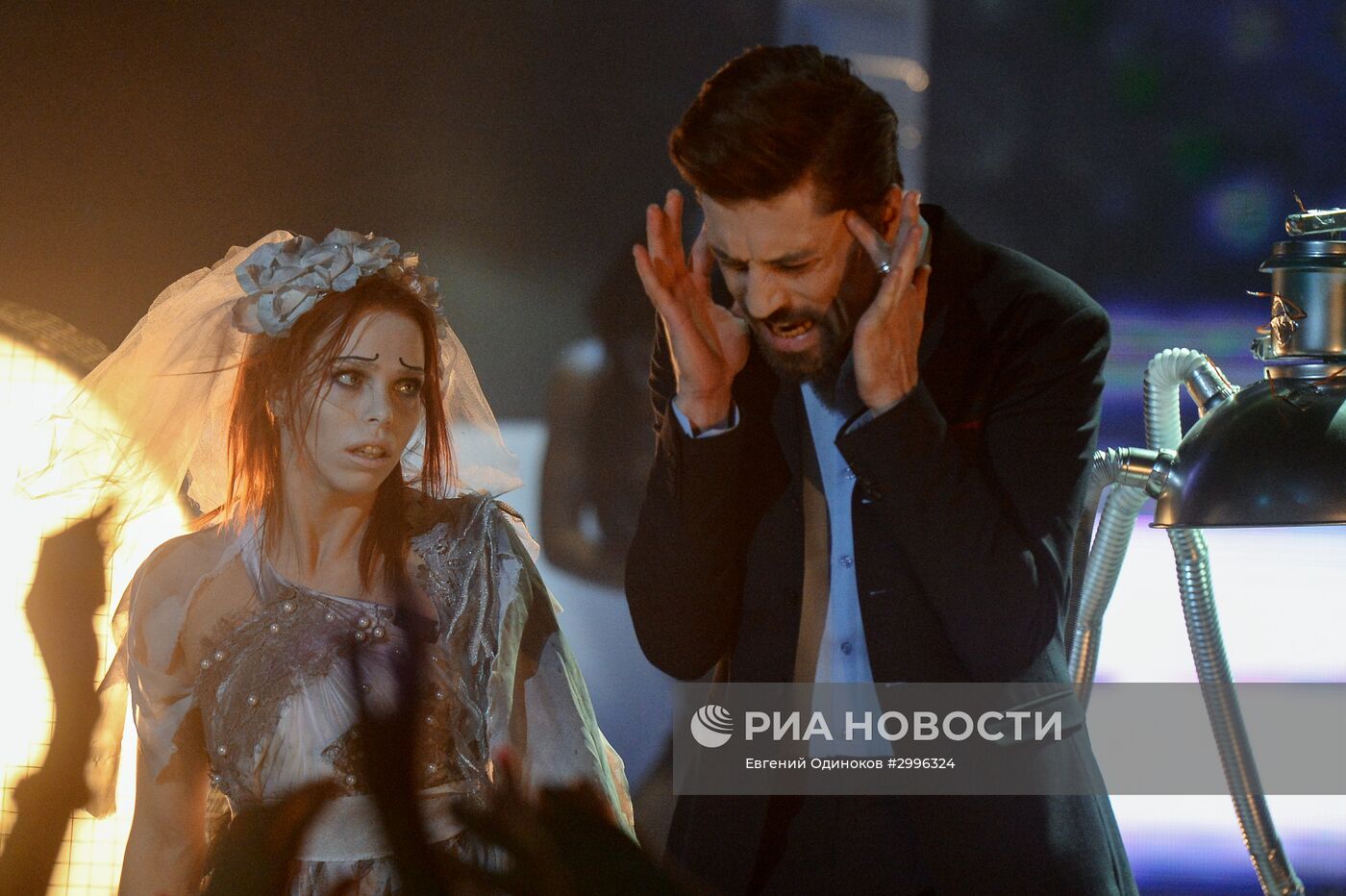 Съемки новогодней программы на Первом канале